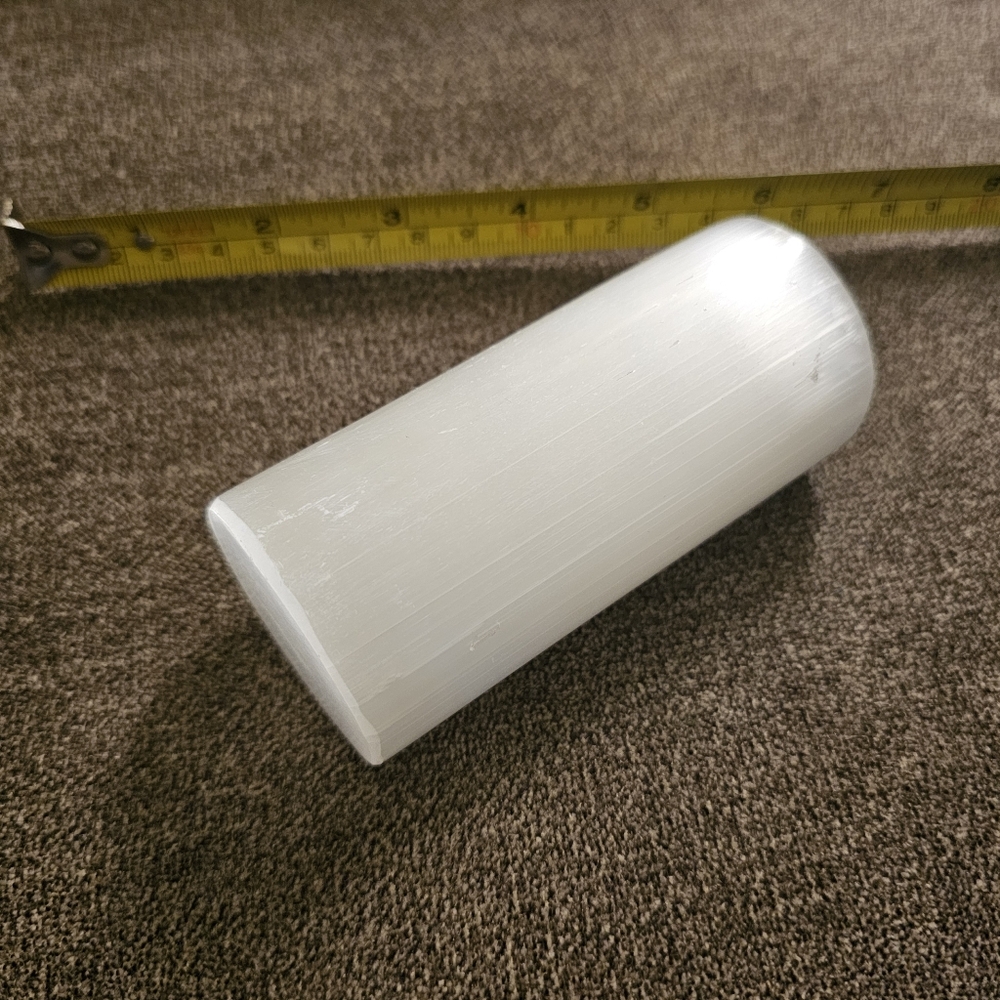 Selenite Cylinder Crystal Stone